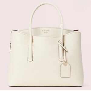 Kate Spade Margaux Cream Large Satchel Purse
